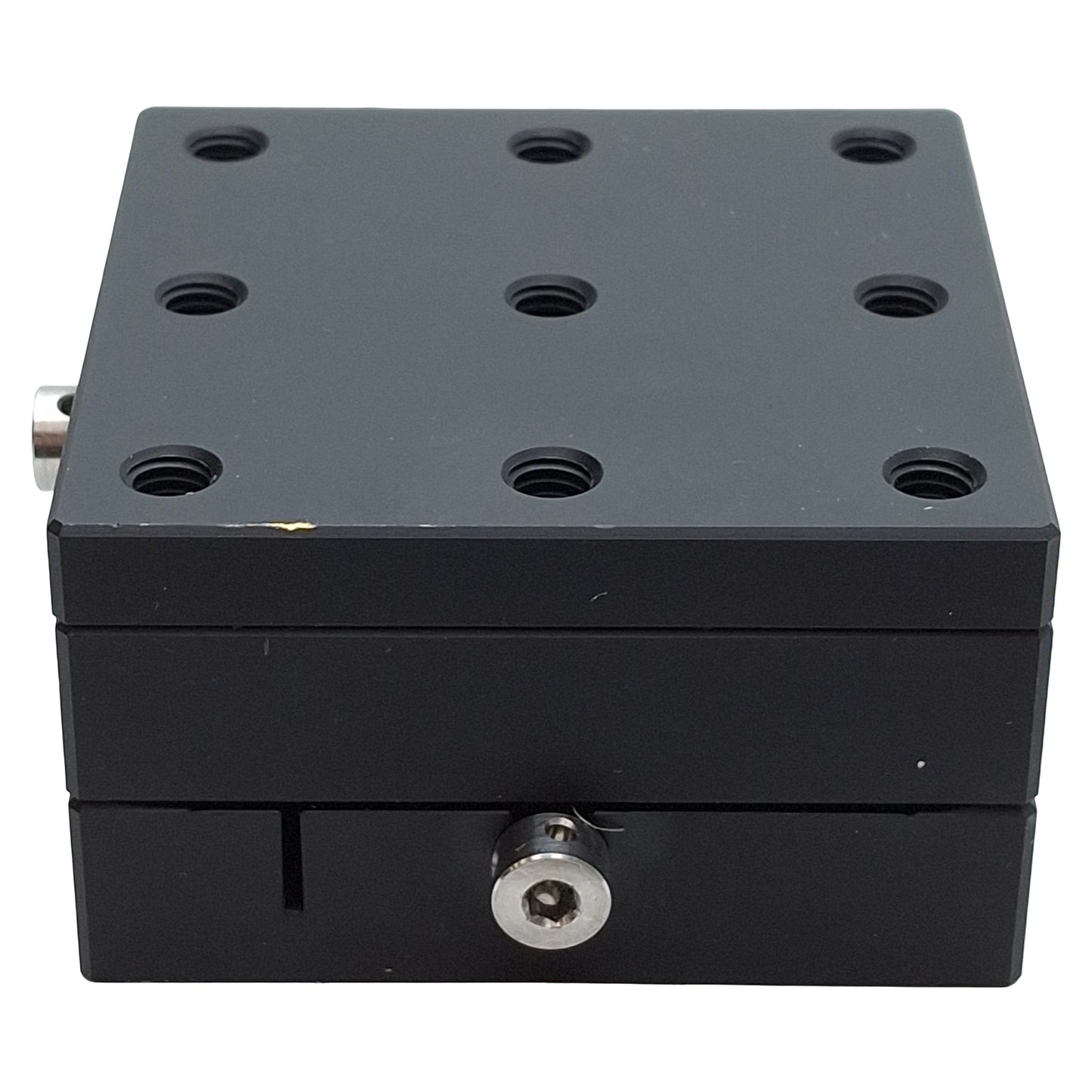Used OptoSigma TASB-652-M6 Dovetail XY Stage, 25mm Travel, 65mm x 65mm Stage