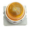 Used IDEC APW299D-Y-120V Pilot Light ø22mm Diameter, 120VAC/DC, Yellow, Dome Lens