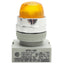 Used IDEC APW299D-Y-120V Pilot Light ø22mm Diameter, 120VAC/DC, Yellow, Dome Lens