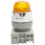 Used IDEC APW299D-Y-120V Pilot Light ø22mm Diameter, 120VAC/DC, Yellow, Dome Lens