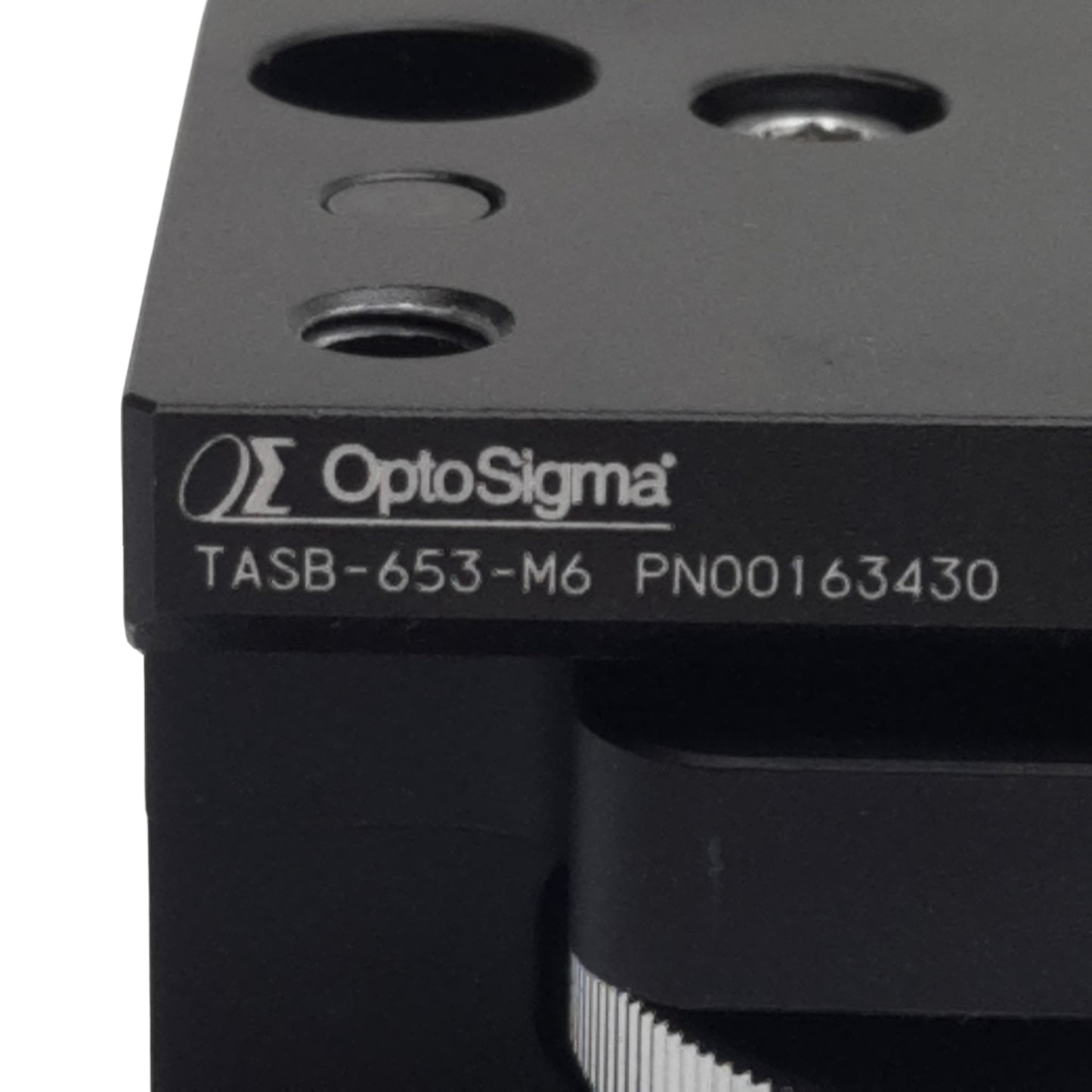 Used Optosigma TASB-653-M6 Z-Axis Dovetail Stage, 7mm Travel, 98N Load, 65mm x 65mm