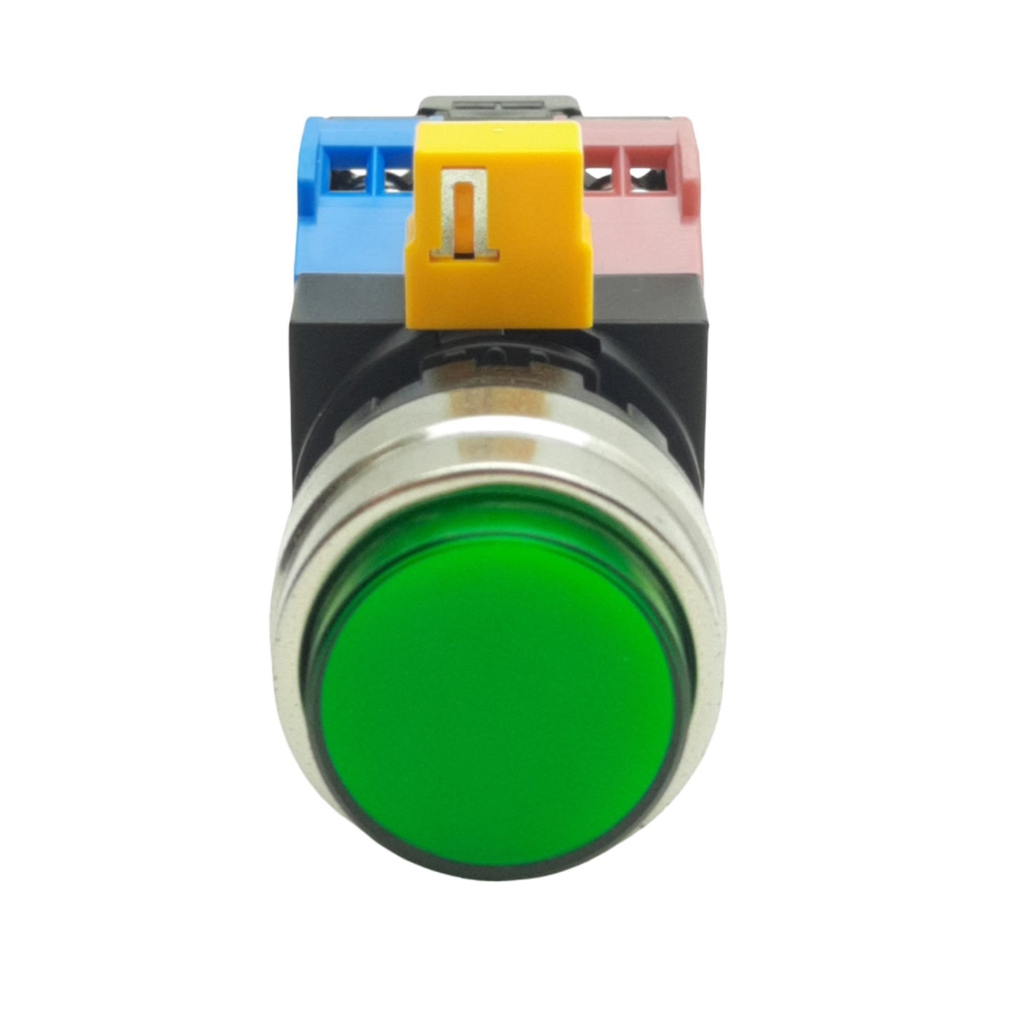 Used IDEC HW4L-M2F11QD-G-120V Push Illuminated Button, ø22mm, Momentary, 1NO 1NC