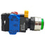 Used IDEC HW4L-M2F11QD-G-120V Push Illuminated Button, ø22mm, Momentary, 1NO 1NC