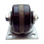 Used Lot of 4 Albion 16TM03201S Top Plate Swivel Caster, ø3.25in, 2in Tread, 700lbs