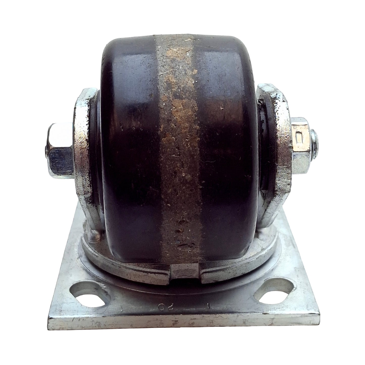 Used Lot of 4 Albion 16TM03201S Top Plate Swivel Caster, ø3.25in, 2in Tread, 700lbs