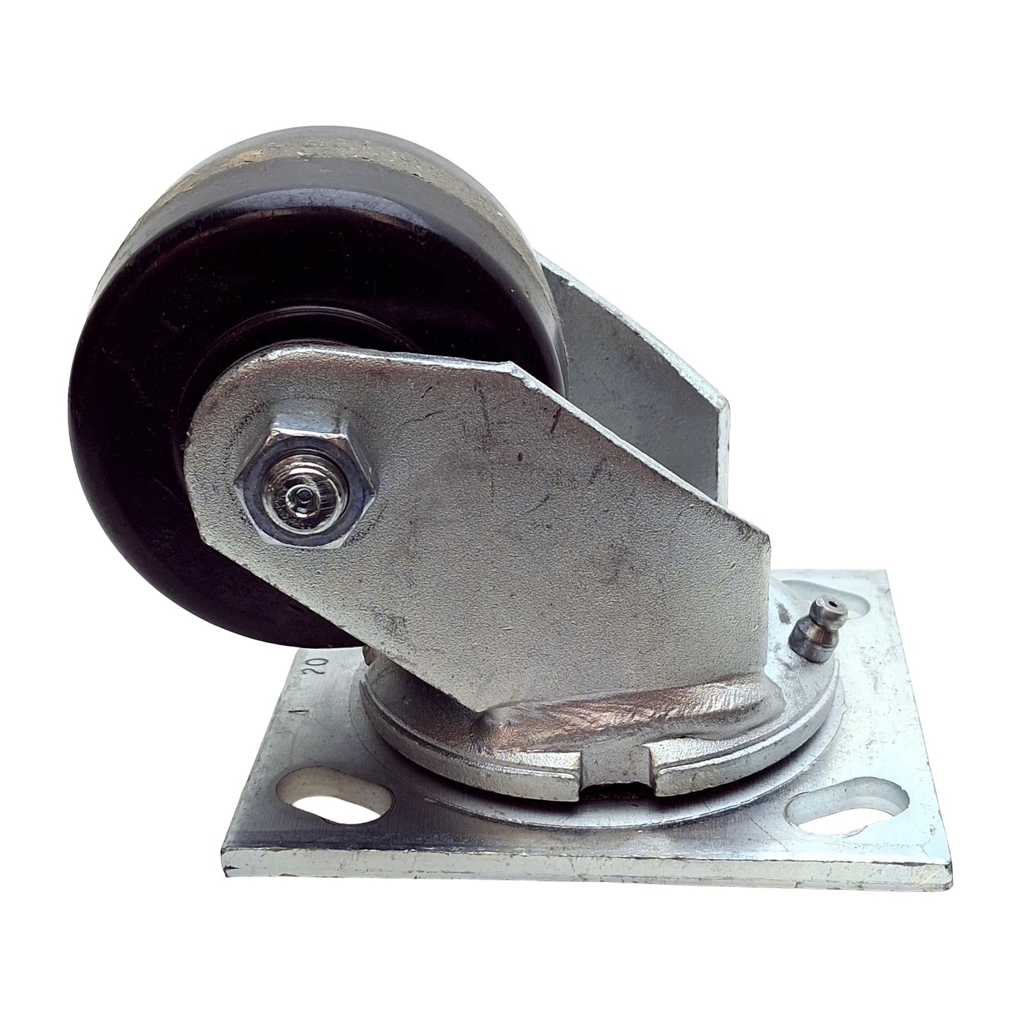 Used Lot of 4 Albion 16TM03201S Top Plate Swivel Caster, ø3.25in, 2in Tread, 700lbs