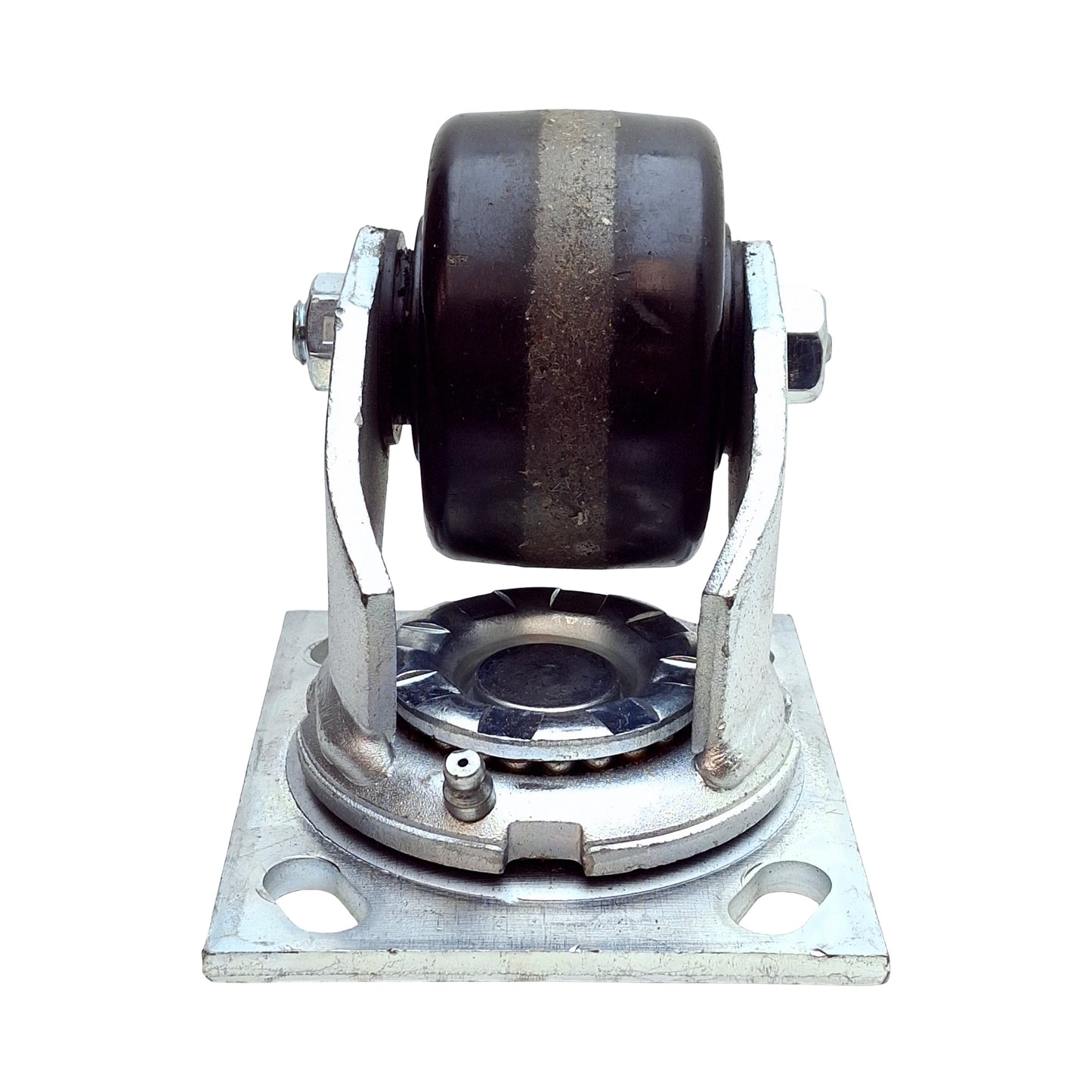 Used Lot of 4 Albion 16TM03201S Top Plate Swivel Caster, ø3.25in, 2in Tread, 700lbs