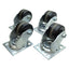 Used Lot of 4 Albion 16TM03201S Top Plate Swivel Caster, ø3.25in, 2in Tread, 700lbs