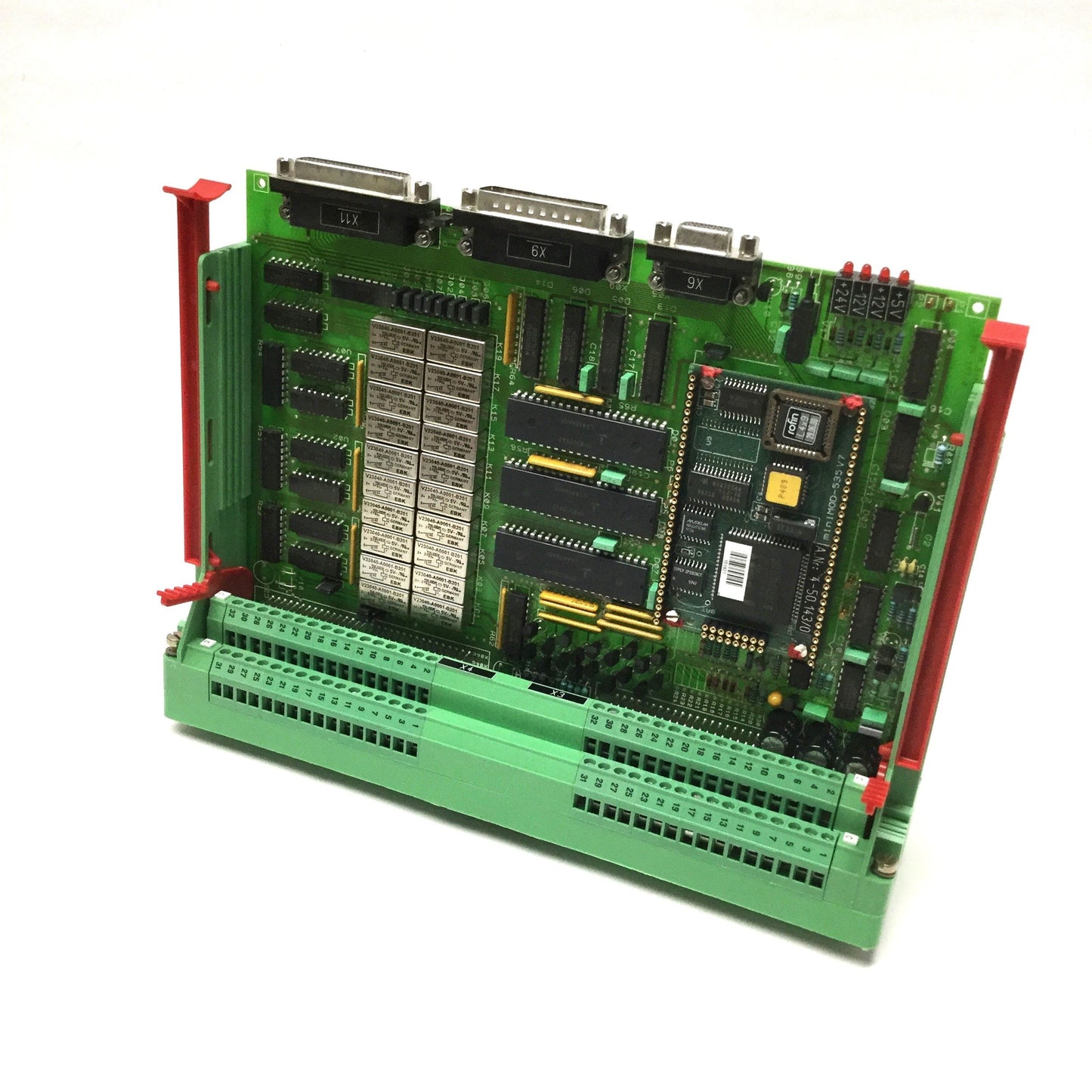 Used Rofin Sinar 4540640 Laser Controller Board w/Screw Terminal Breakout Card Block