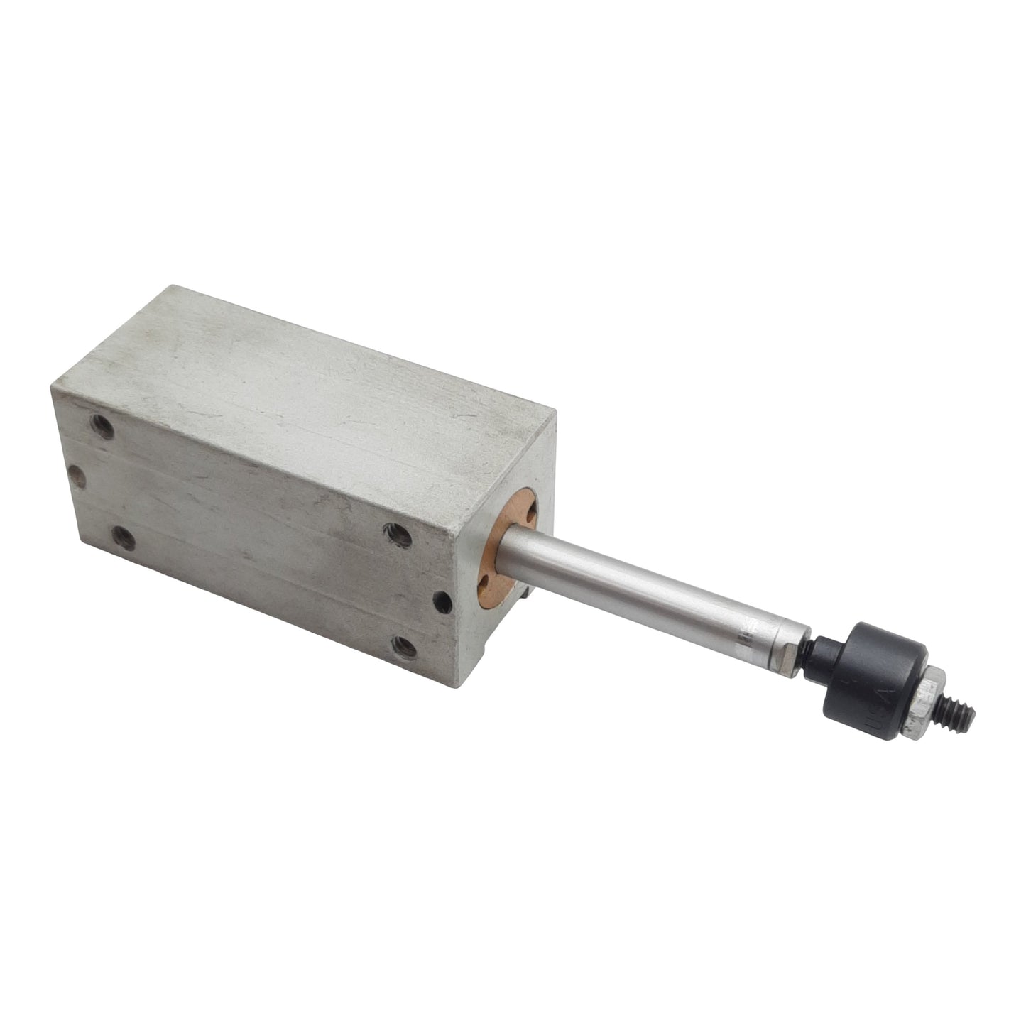 Used Compact AB34X134-MS38 Pneumatic Cylinder, ø3/4in Bore, 1-3/4in Stroke, #10-32