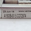 Used Velmex A1503B-S1.5 UniSlide Linear Actuator, 1.5" Travel, 0.05" Lead, 15lbs Load
