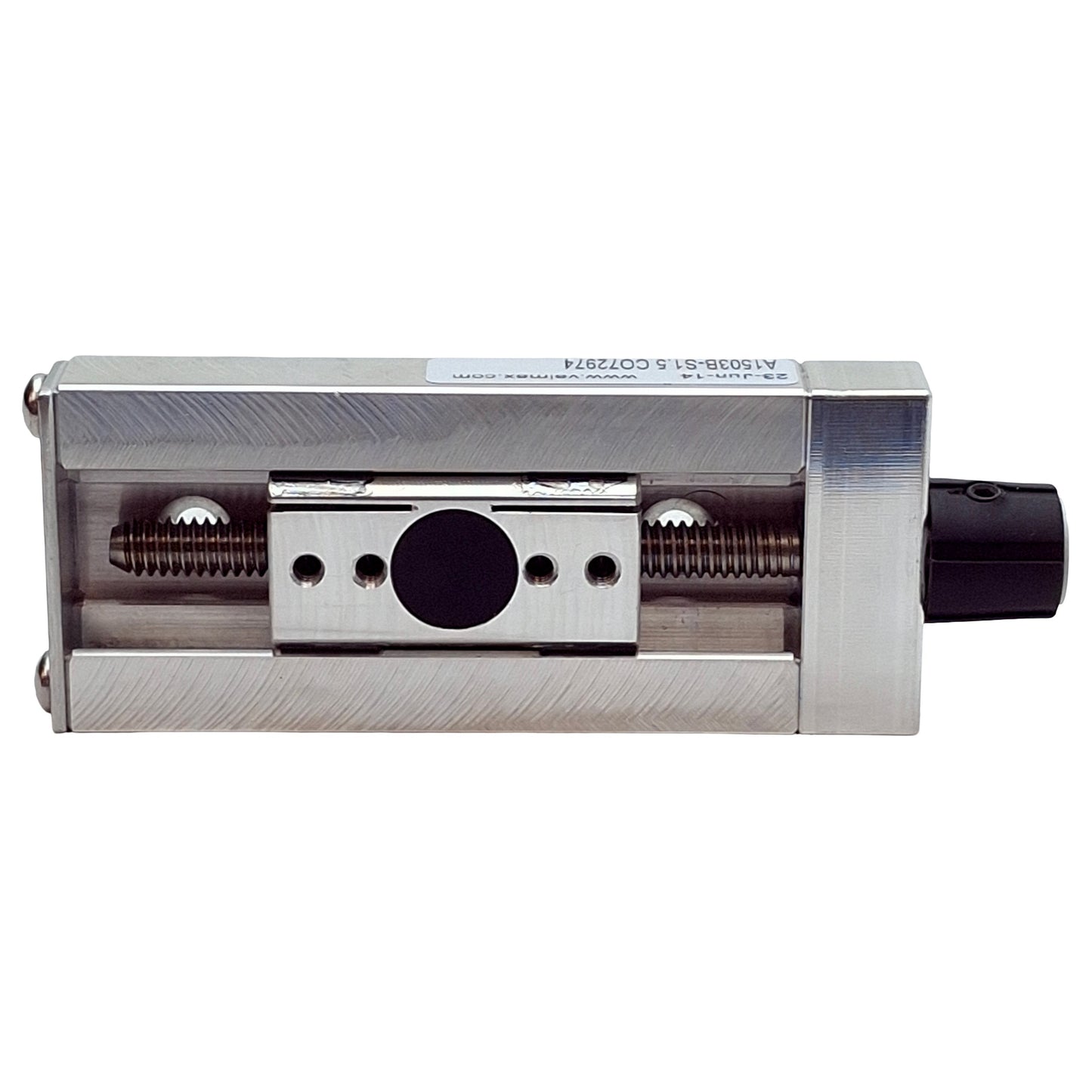 Used Velmex A1503B-S1.5 UniSlide Linear Actuator, 1.5" Travel, 0.05" Lead, 15lbs Load