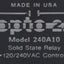 Used Opto 22 240A10 AC Control Solid-State Relay, 10A 120/240VAC Control, Panel Mount