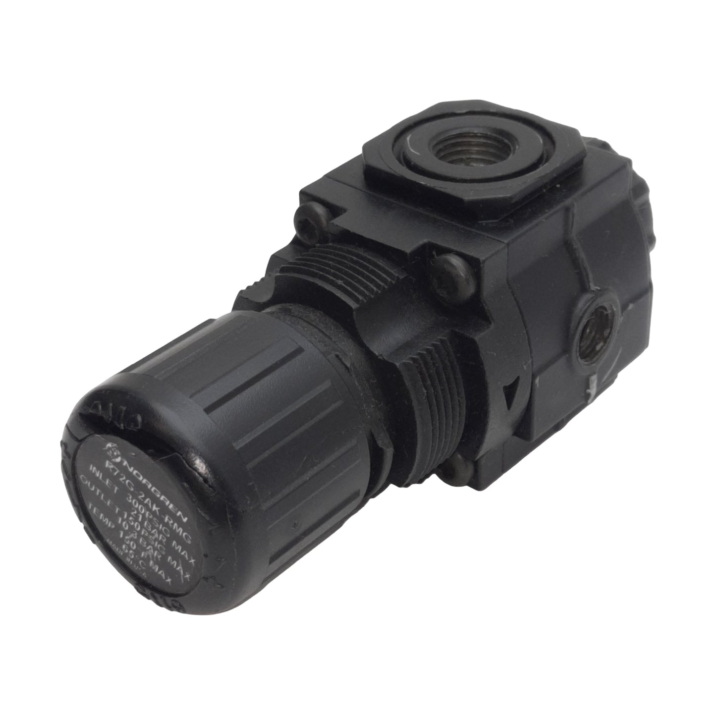 Used Norgren R72G-2AK-RMG Regulator, 300psig In, 150psig Out, 70scfm, 1/4in PTF