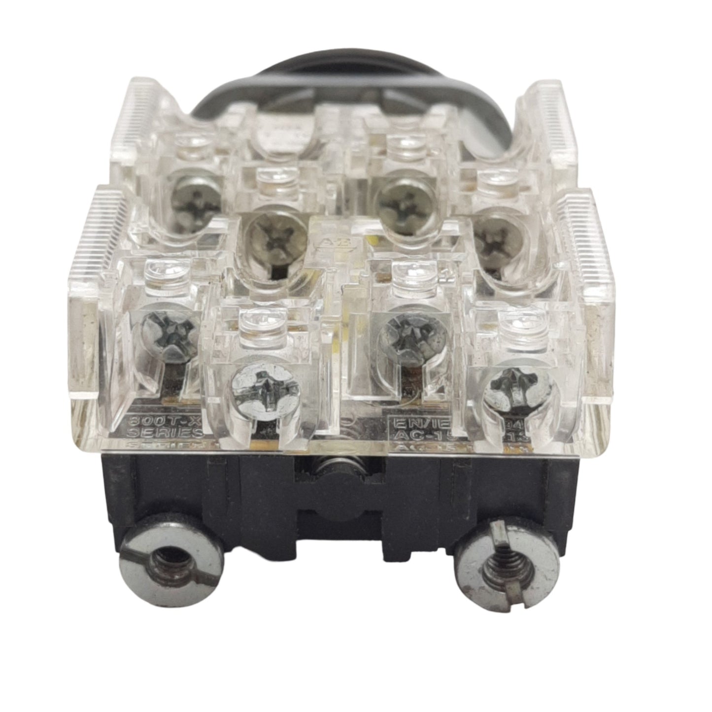 Used Allen Bradley 800T-H2A Maintained Selector Switch, 2-Pos, 2N/O -2N/C, 600VAC 10A