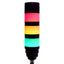 Used Banner TL50GYRAQ Light Tower 3-Color Green Yellow Red, Alarm, M12 5-Pin 18-30VDC