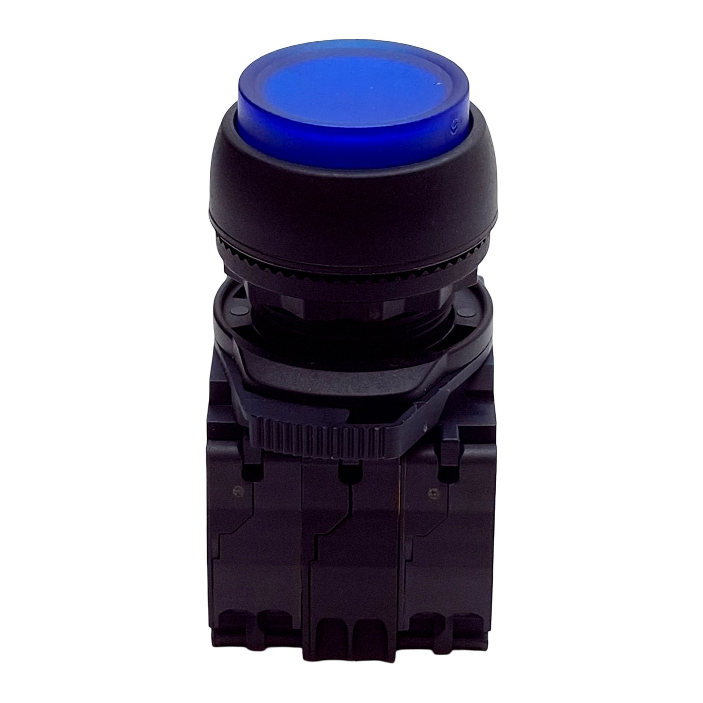 Used Allen Bradley 800FP-LE6PQ3WQ20 Blue Illuminated Momentary Pushbutton 22.5mm 2NO