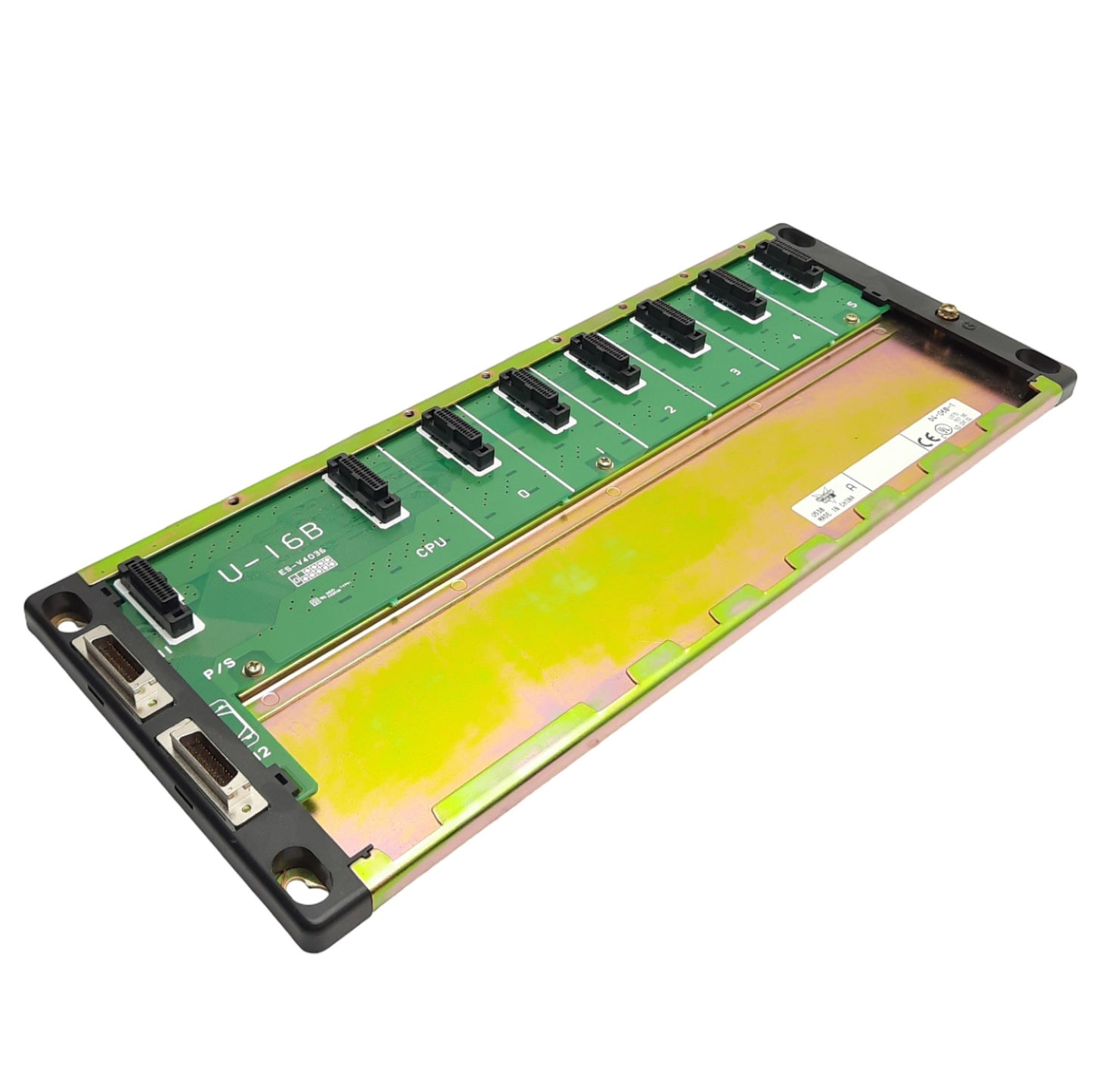 Used Direct Logic D4-06B-1 DL405 I/O Base Unit/Backplane, 6-Slot, 367mm x 150mm