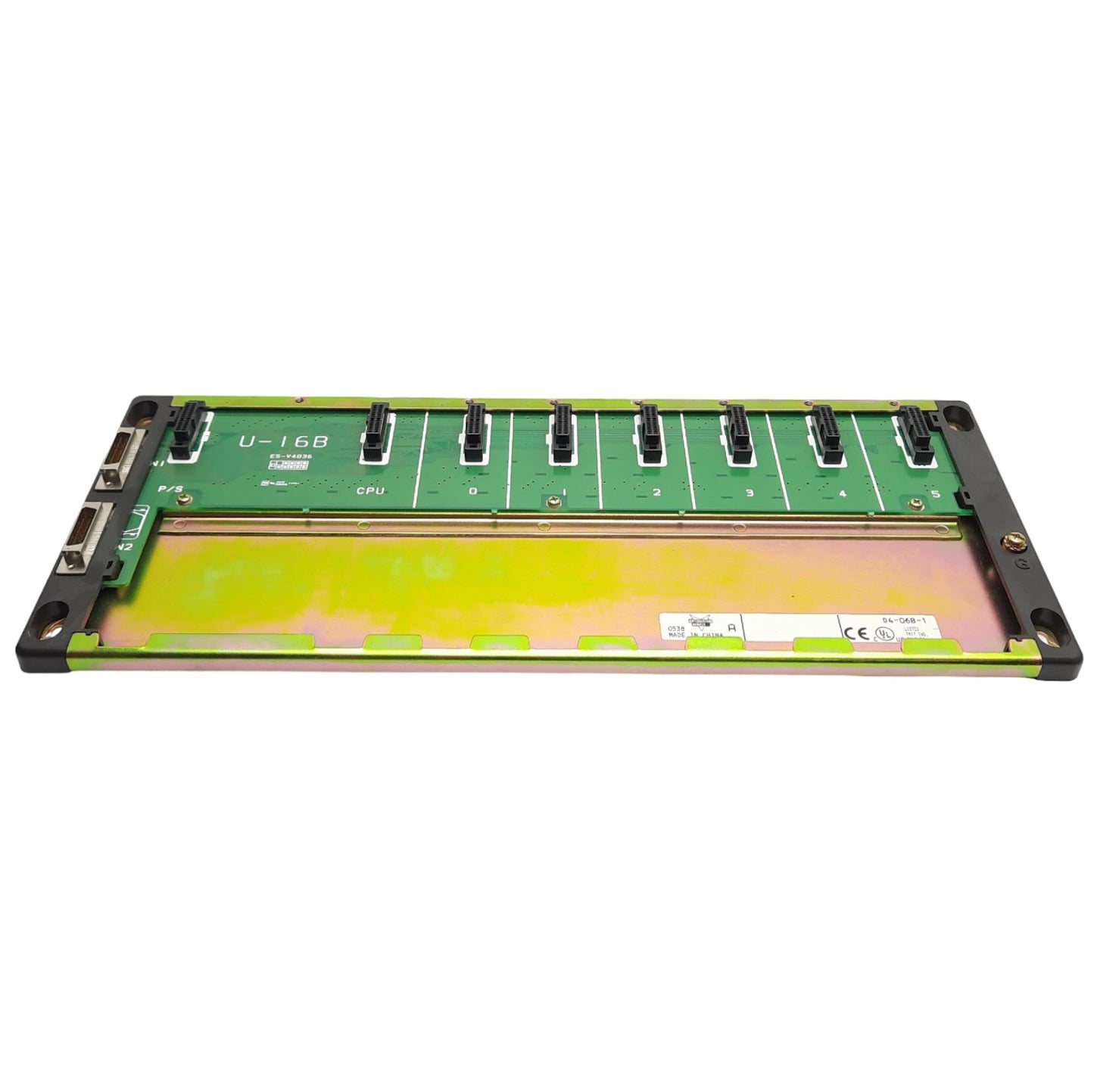Used Direct Logic D4-06B-1 DL405 I/O Base Unit/Backplane, 6-Slot, 367mm x 150mm