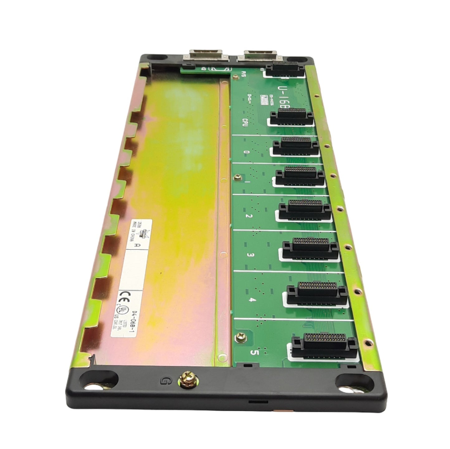 Used Direct Logic D4-06B-1 DL405 I/O Base Unit/Backplane, 6-Slot, 367mm x 150mm