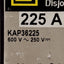 Used Square D KAP36225 Molded Case Circuit Breaker, 3-Pole, 225A 650VAC/250VDC