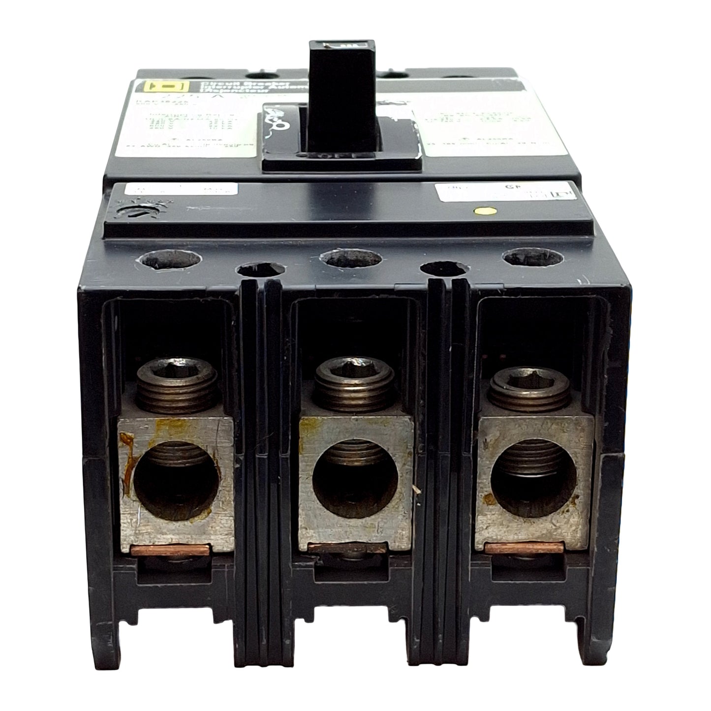 Used Square D KAP36225 Molded Case Circuit Breaker, 3-Pole, 225A 650VAC/250VDC