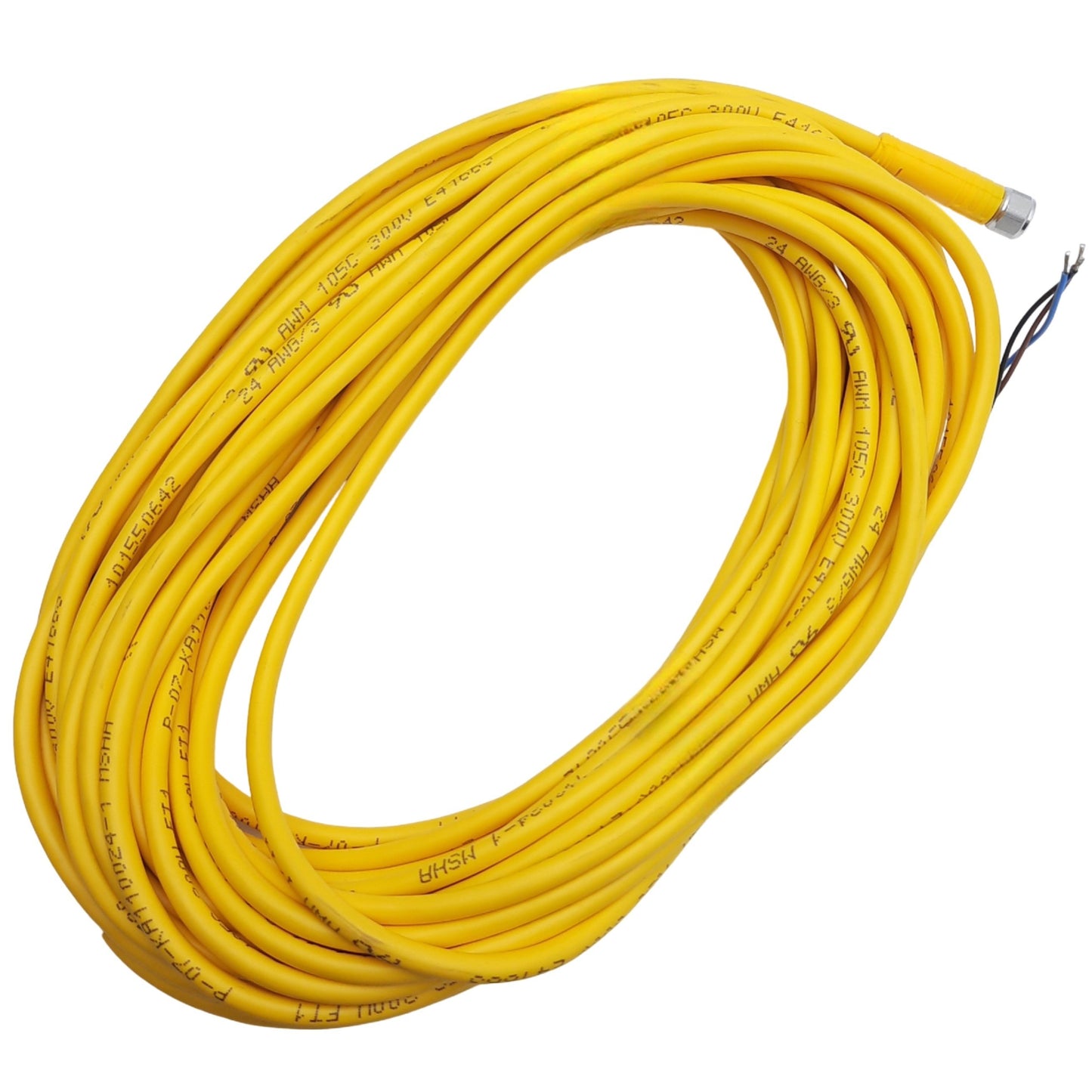 New – Open box Turck PKGV 3M-10 PicoFast Cordset 3-Pin M8 Female to Flying Leads 125VAC 4A, 10m
