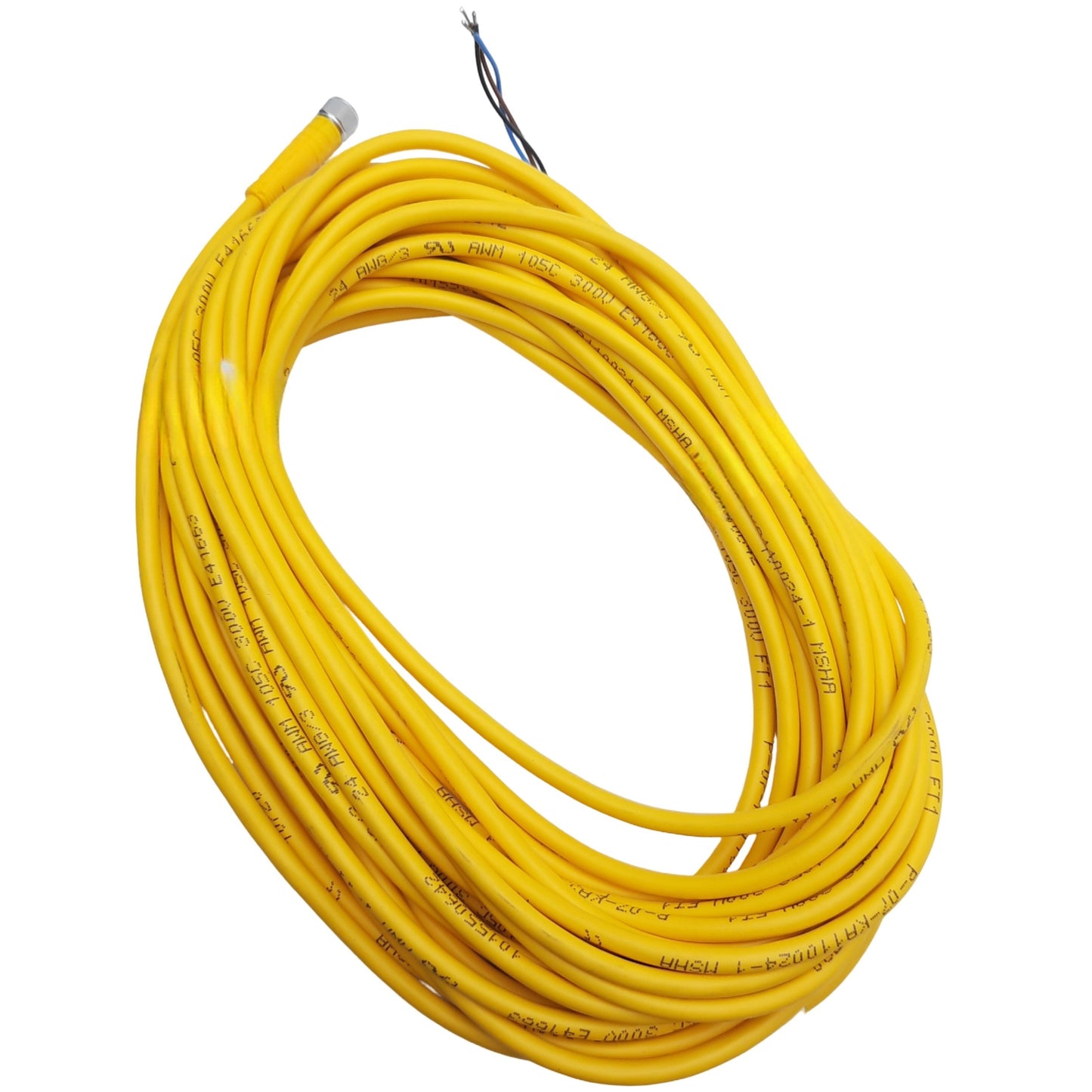 New – Open box Turck PKGV 3M-10 PicoFast Cordset 3-Pin M8 Female to Flying Leads 125VAC 4A, 10m