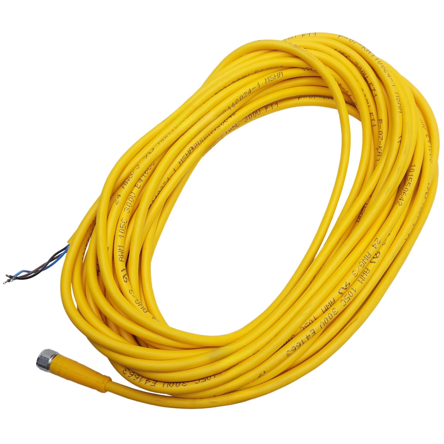 New – Open box Turck PKGV 3M-10 PicoFast Cordset 3-Pin M8 Female to Flying Leads 125VAC 4A, 10m
