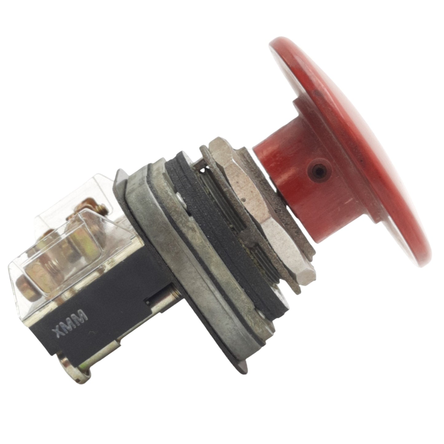 Used Allen Bradley 800-D Push Button, Momentary, Red, ø57mm Mushroom, 1NO&1NC, ø30mm