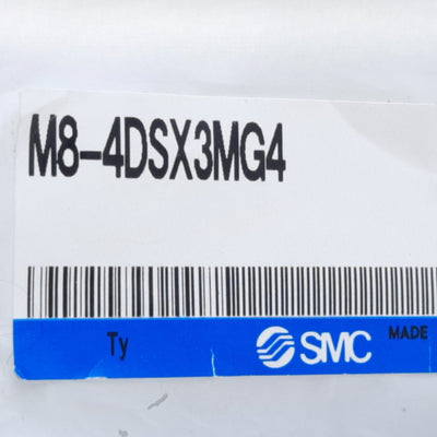 New – Open box SMC M8-4DSX3MG4 Cable Connector for SMC ITV0000 Series, Female Single-Ended, 3m