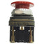 Used Allen Bradly 800T-D Momentary Push Button ø30mm, Red, 1NC, ø40mm Mushroom