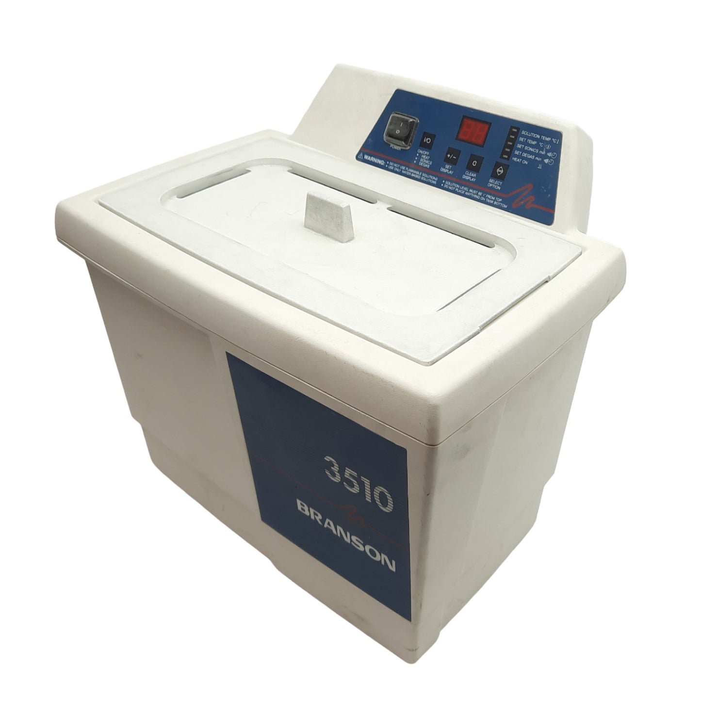 Used Branson 3510R-DTH Ultrasonic Bath Cleaner, 1.5gal, Ambient to 69°C, 117VAC 335W