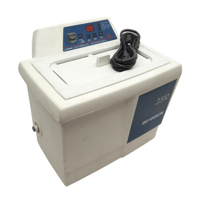 Used Branson 3510R-DTH Ultrasonic Bath Cleaner, 1.5gal, Ambient to 69°C, 117VAC 335W
