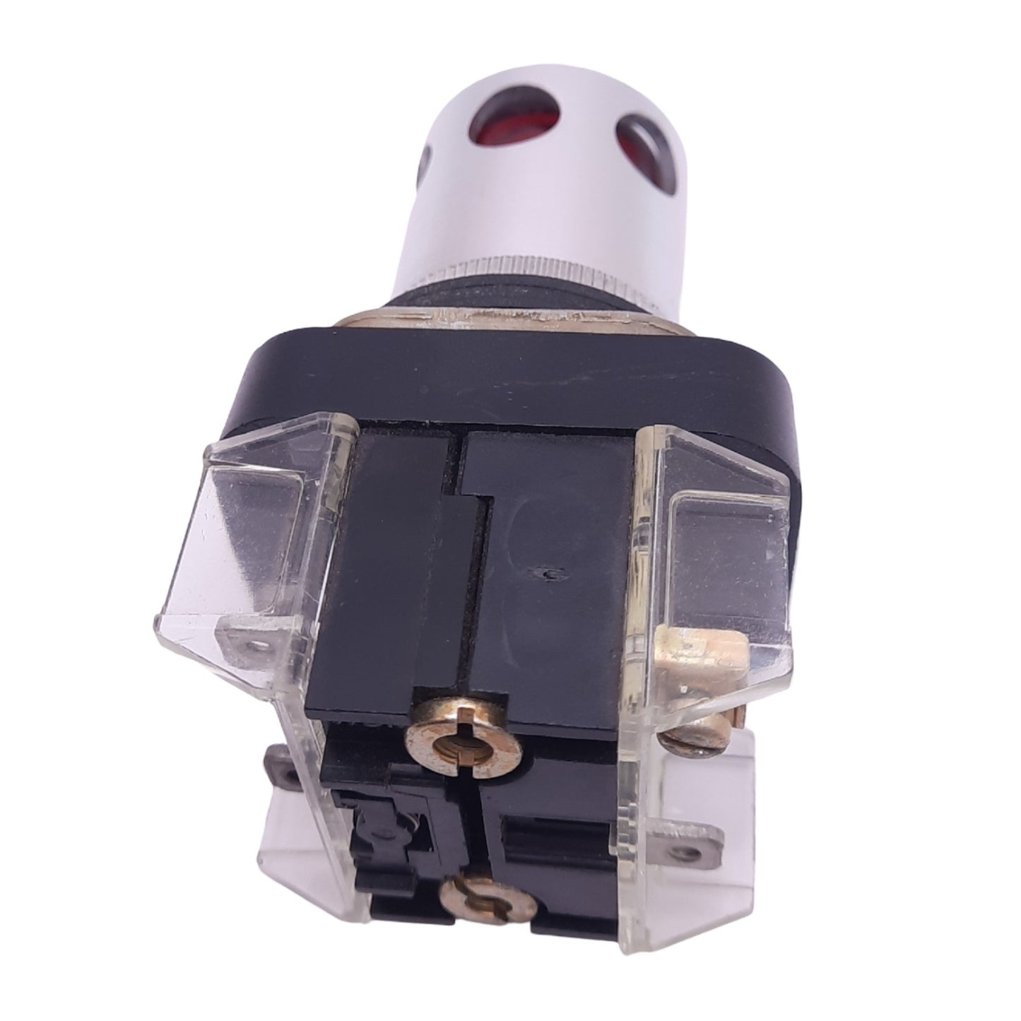 Used Allen Bradley 800T-QT24 Push/Test Pilot Light, 1NO 1NC, 600V 10A Max, *No Bulb