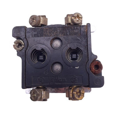 Used Eaton 10250T103-2 Green Momentary Pushbutton Switch, ø30.5mm, 2N.O., 600VAC 10A
