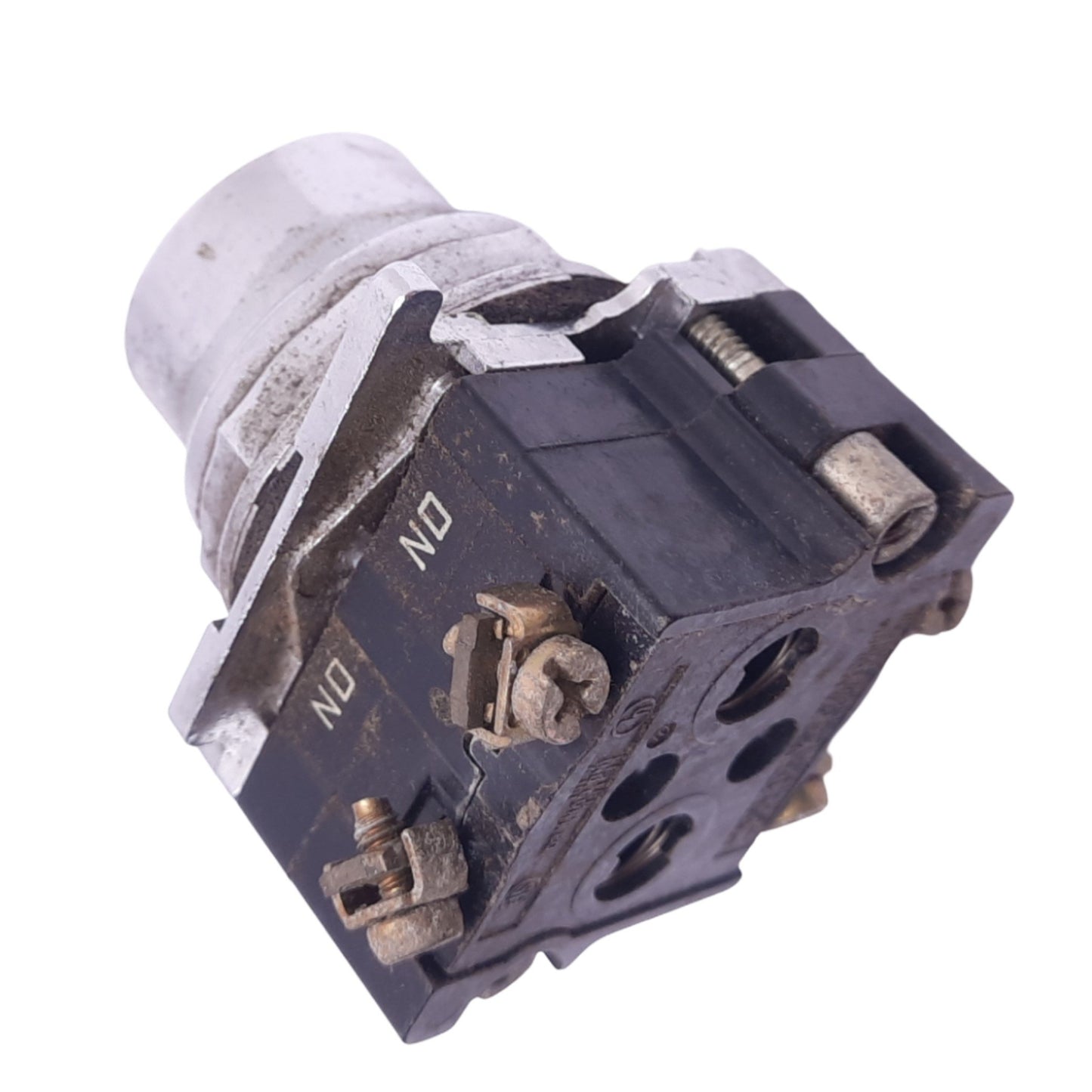Used Eaton 10250T104-2 Yellow Momentary Pushbutton Switch, ø30.5mm, 2N.O., 600VAC 10A