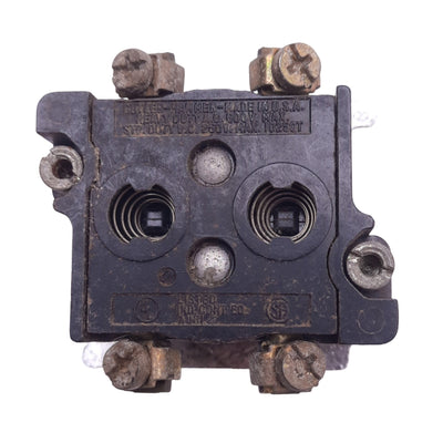 Used Eaton 10250T104-2 Yellow Momentary Pushbutton Switch, ø30.5mm, 2N.O., 600VAC 10A