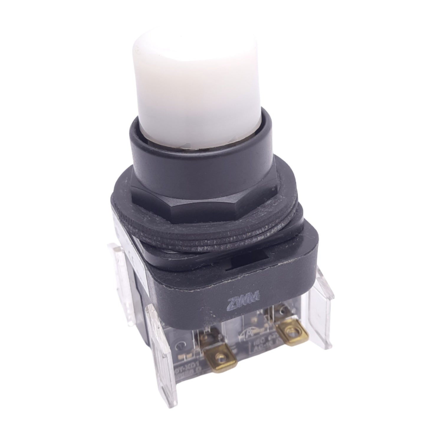 Used Allen Bradley 800H-QRA24W Illuminated White Pushbutton, 30mm, 1NO, 600V 10A Max