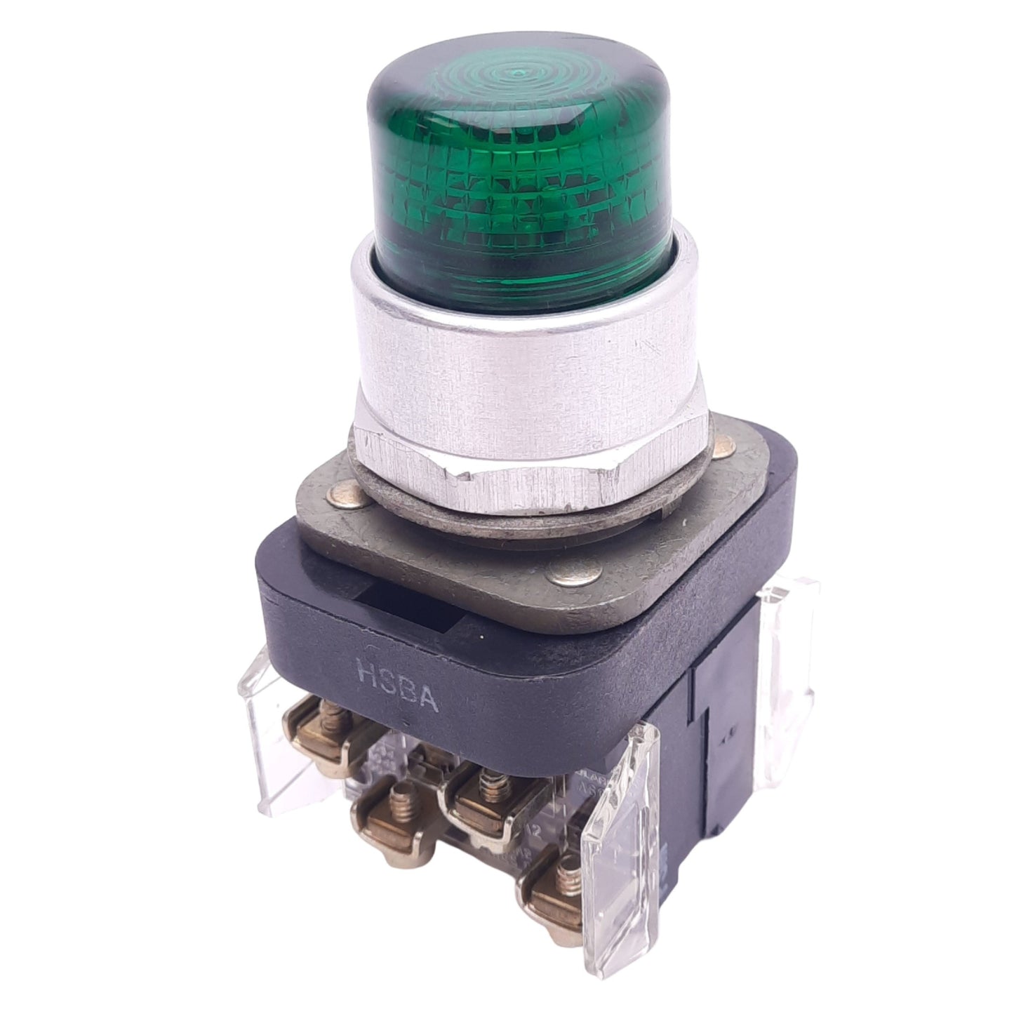 Used Allen Bradley 800T-QBL24GA2 Green Illuminated Pushbutton, ø30mm, 2NO, 600V Max