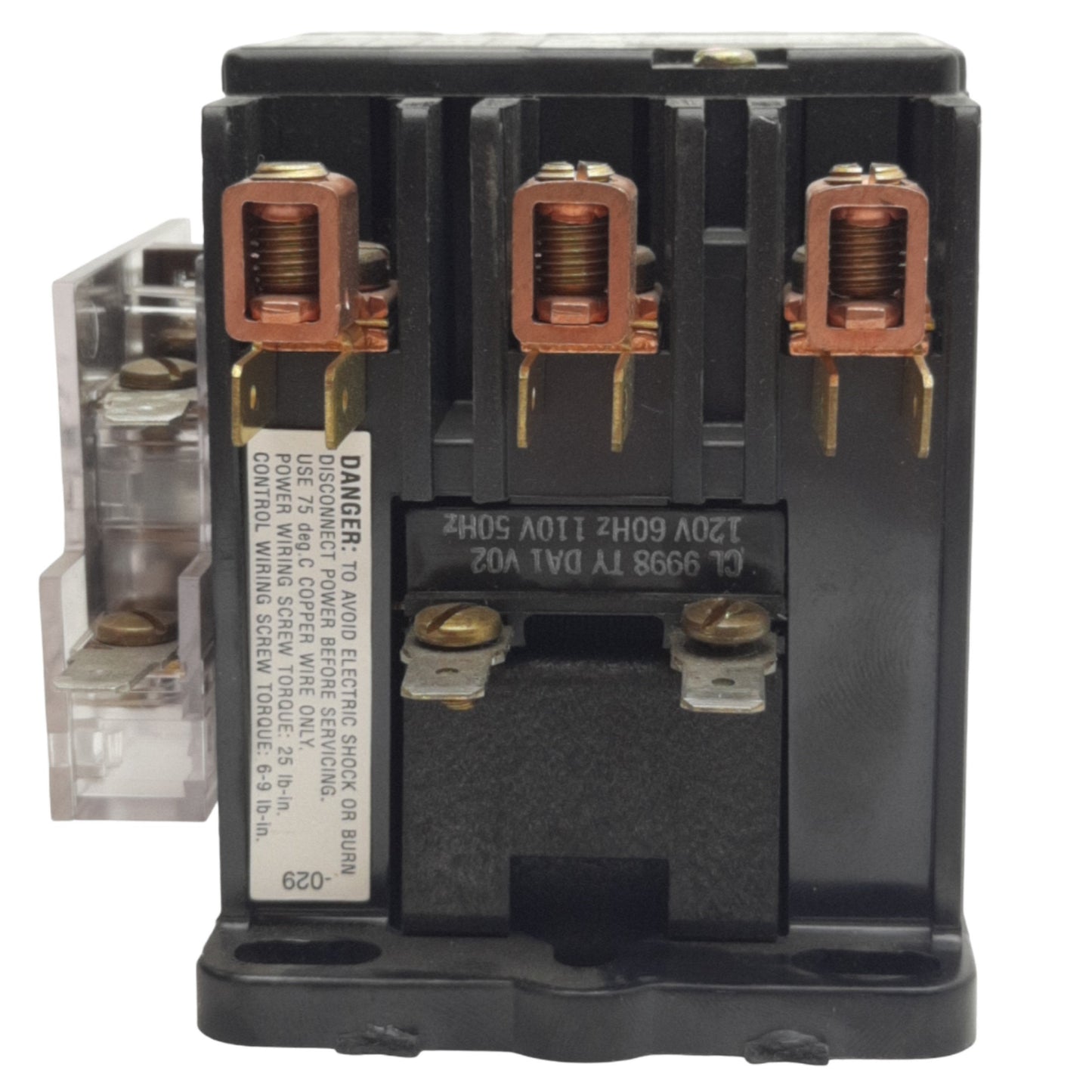 Used Square D 8910DPA43V02 Definite Purpose Contactor 40A, 120VAC Coil w/9999 D10 Aux