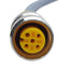 New Turck RK 4T-0.3-RS 4T EuroFast Cable 3-Pin M12 Female x M12 Male 250V 4A, 0.3m