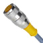 New Turck RK 4T-0.3-RS 4T EuroFast Cable 3-Pin M12 Female x M12 Male 250V 4A, 0.3m