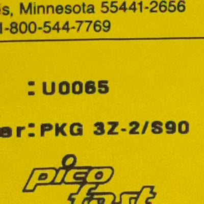 New Lot of 2 Turck PKG 3Z-2/S90 Cordset, 3-Pin M8 Female Picofast to Flying Leads 2m