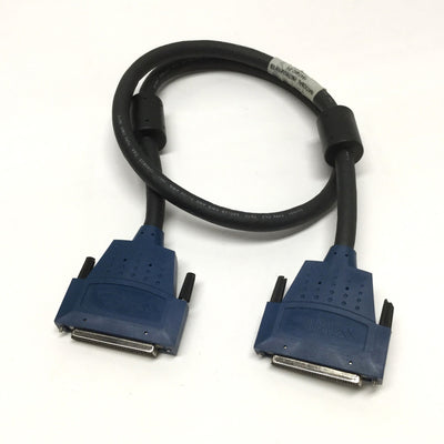 Used National Instruments 184749C-01 Shielded Multifunction 68-Pin SCSI DAQ Cable, 1m