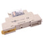 Used Omron G2R-2-SND Relay, DPDT, 8-Pin, 250VAC/30VDC, DIN Rail Socket, 24VDC Coil