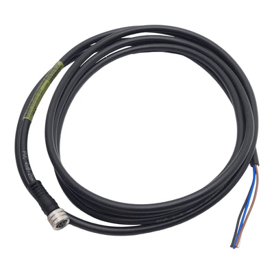 New Woodhead 1200270127 Cordset, 4-Pin M8 Female Straight to Flying Leads, 2m