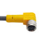 Used Turck U2-05358 Cordset, 4P M8 90° Female to 4P M8 90° Female, 2A 125VAC, 0.3m