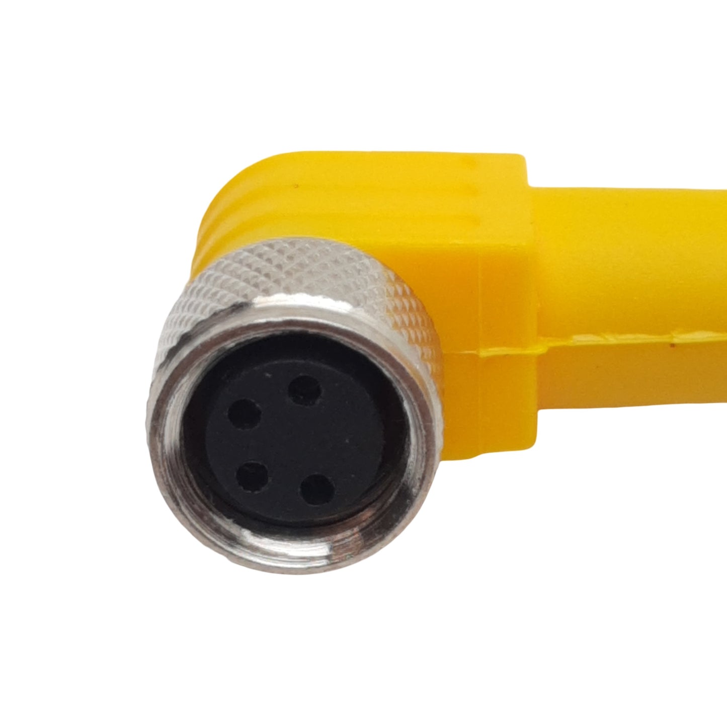 Used Turck U2-05358 Cordset, 4P M8 90° Female to 4P M8 90° Female, 2A 125VAC, 0.3m