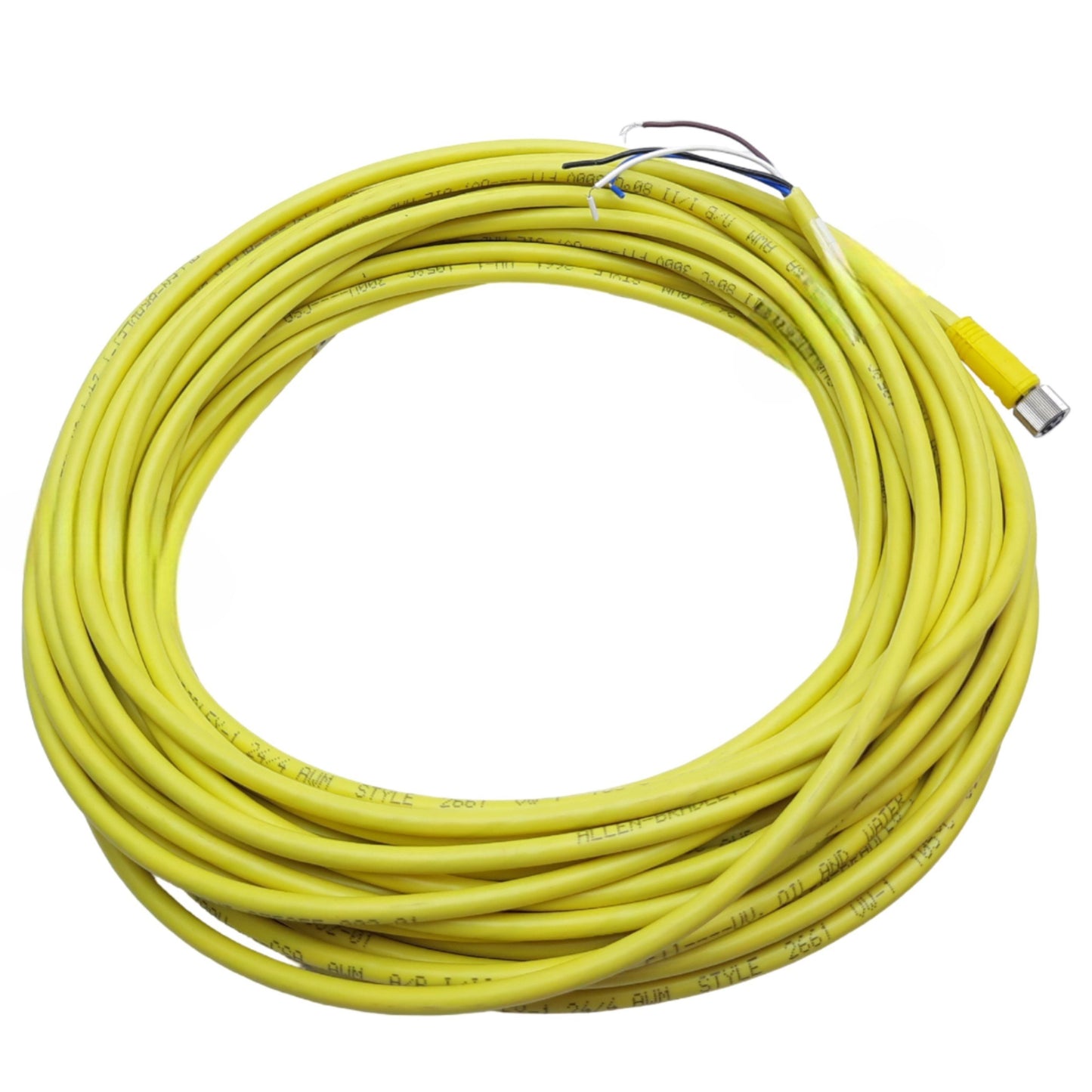 Used Allen Bradley 889P-F4AB-15 Quick Disconnect Cable 4-Pin Female Single-Ended, 15m